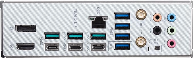 ASUS Prime X670E-PRO WiFi Socket AM5 (LGA 1718) Ryzen 7000 ATX Motherboard(PCIe® 5.0,DDR5,4X M.2 Slots, USB 3.2 Gen 2x2 Type-C®, USB4® Support, WiFi 6E, and 2.5G Ethernet) ASUS Prime X670E-PRO WiFi Socket AM5 (LGA 1718) Ryzen 7000 ATX Motherboard(PCIe® 5.0,DDR5,4X M.2 Slots, USB 3.2 Gen 2x2 Type-C®, USB4® Support, WiFi 6E, and 2.5G Ethernet)